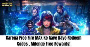 Garena Free Fire Max Redeem Codes